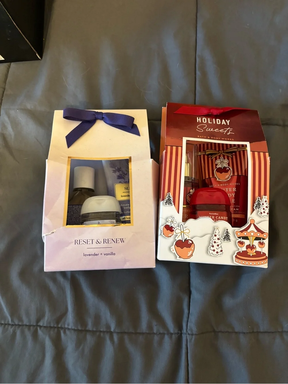 Bath & Body Works Gift Duo - Red and Purple